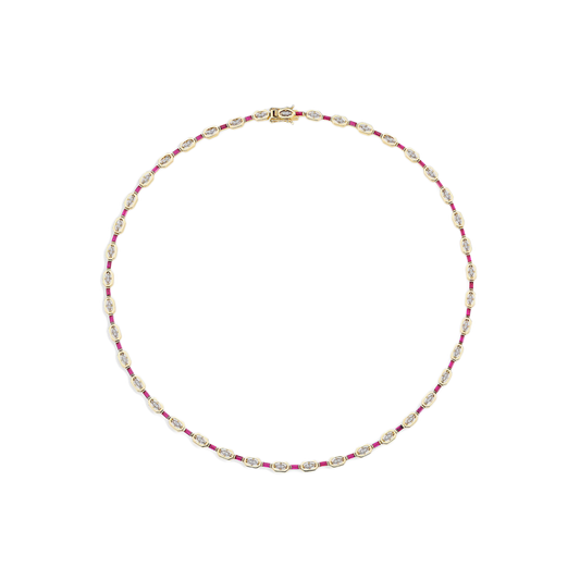 Crimson Charm Kolye - Aven & Laurel