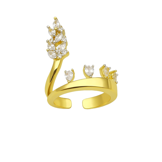 Crystal Fern Yüzük - Aven & Laurel