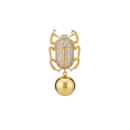 Scarabée Doré Küpe