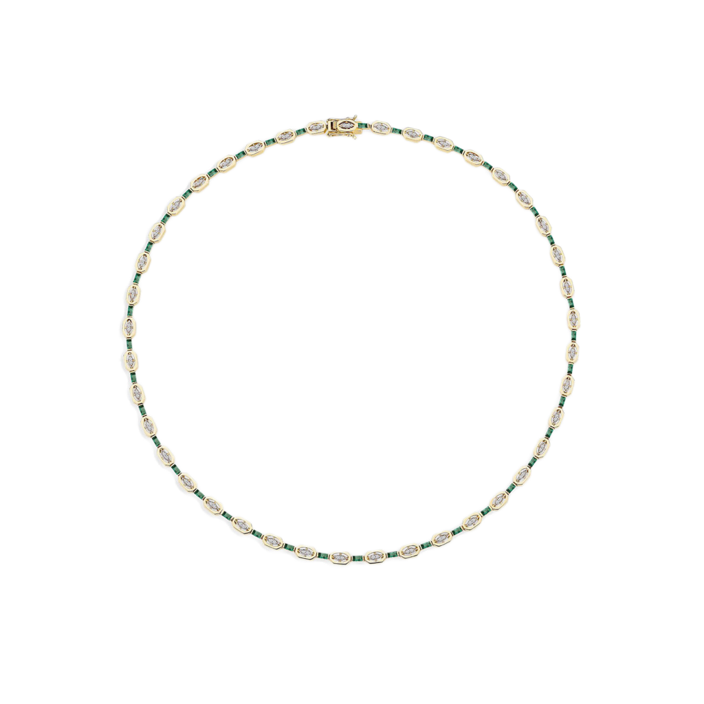 Emerald Allure Kolye - Aven & Laurel