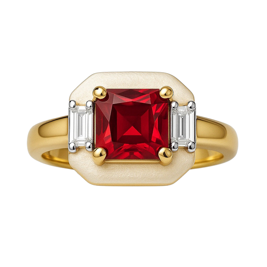 Flame Crest Yüzük - Aven & Laurel