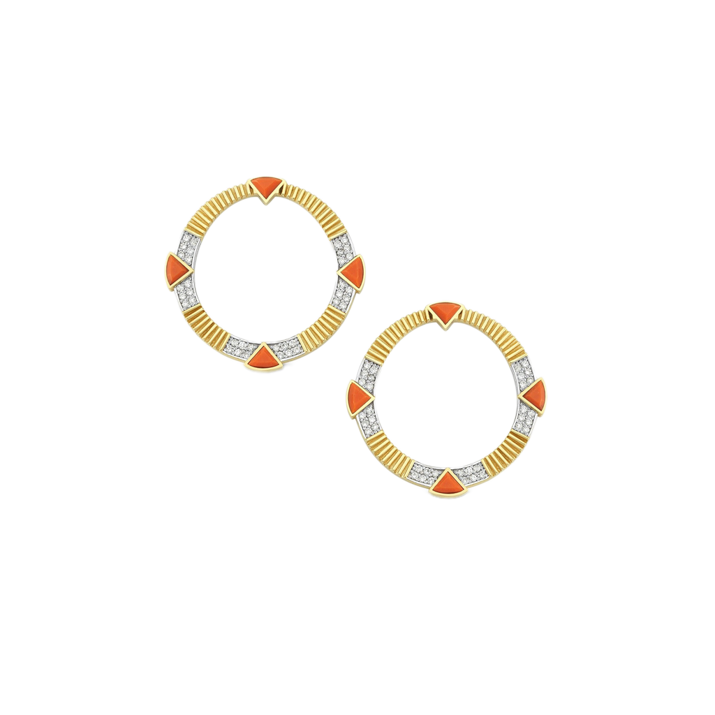 Flame Point Küpe - Aven & Laurel