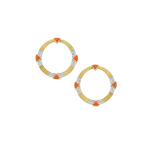 Flame Point Küpe - Aven & Laurel