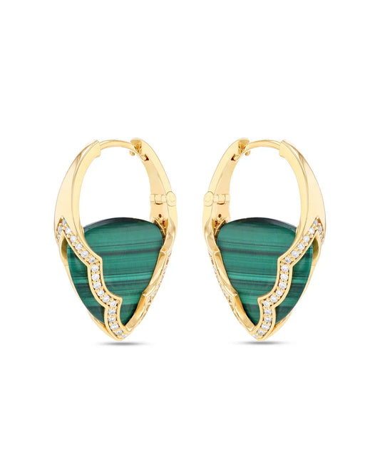 Viridian Tide Küpe - Aven & Laurel