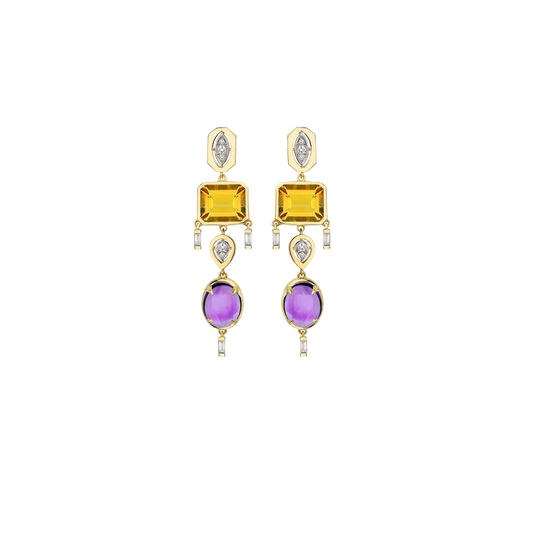 Imperial Fusion Cascades Küpe - Aven & Laurel