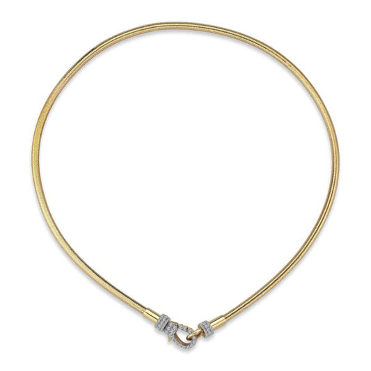 Velvet Gold Loop Kolye - Aven & Laurel