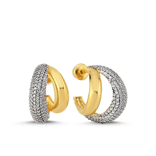 Dual Dazzle Küpe - Aven & Laurel