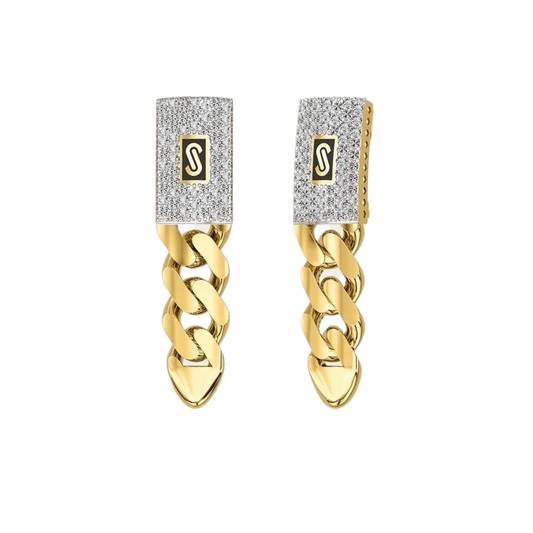 Lustre Chain Küpe - Aven & Laurel