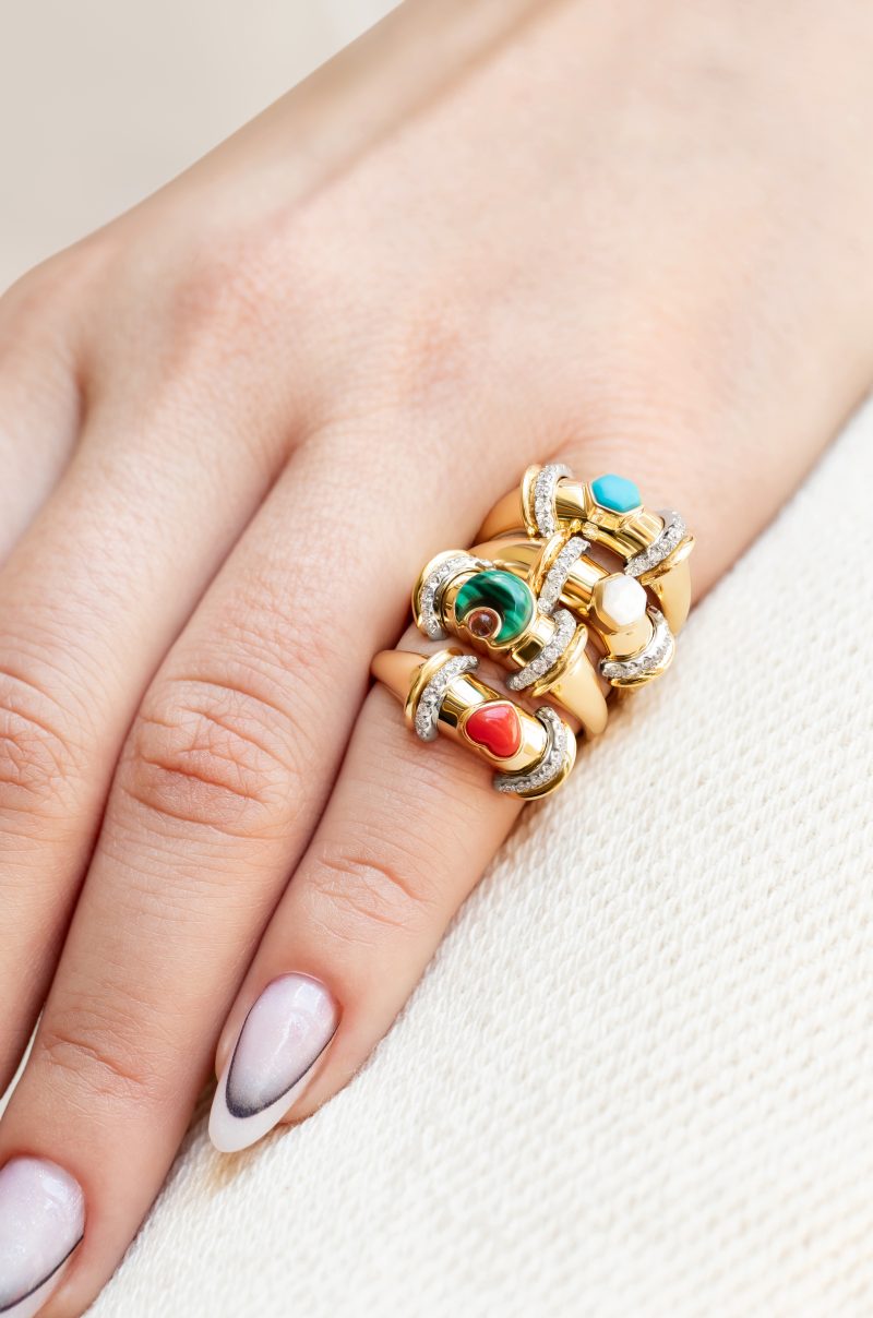 Lover’s Pact Yüzük - Aven & Laurel