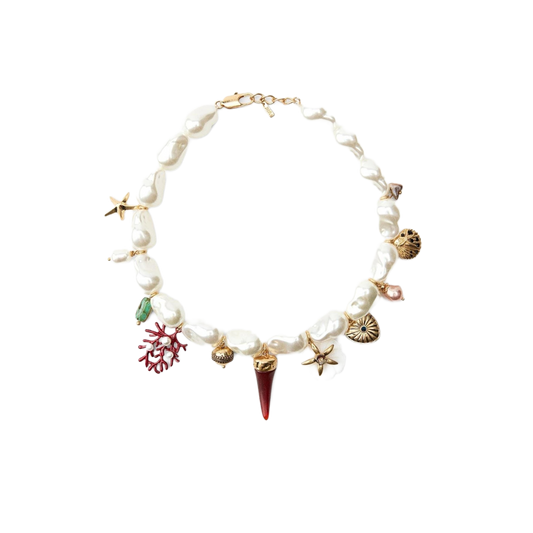 Nacre Bloom Kolye - Aven & Laurel