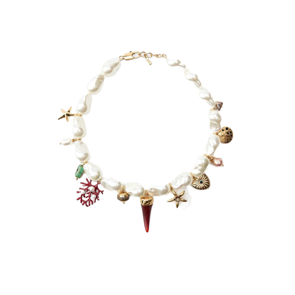 Nacre Bloom Kolye - Aven & Laurel