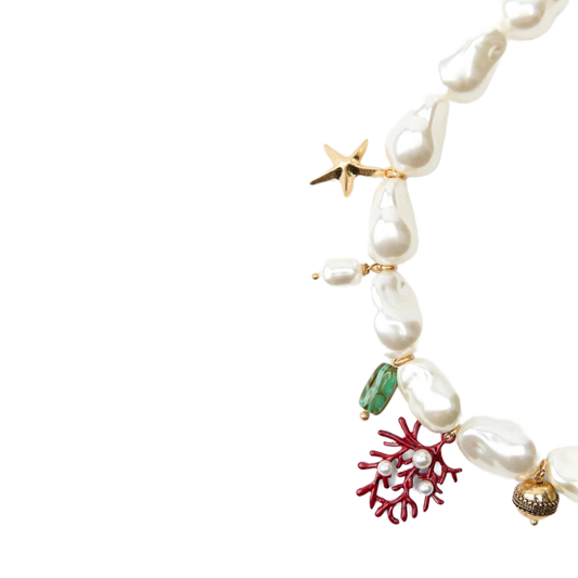 Nacre Bloom Kolye - Aven & Laurel