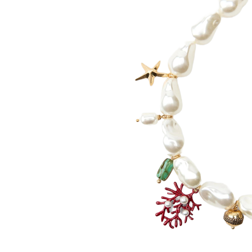 Nacre Bloom Kolye - Aven & Laurel