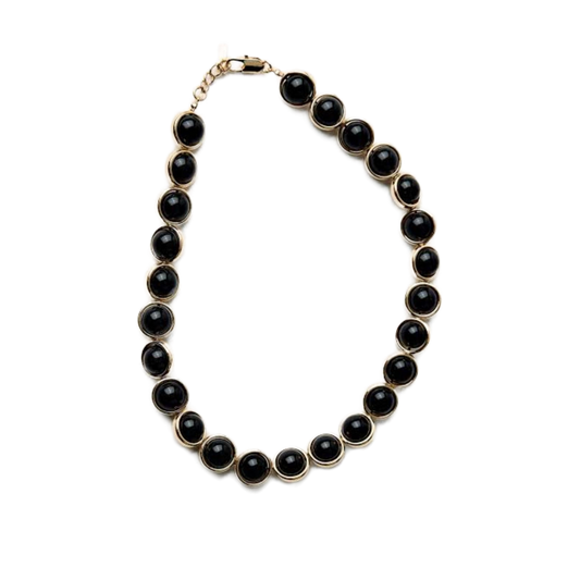 Obsidian Orb Kolye - Aven & Laurel