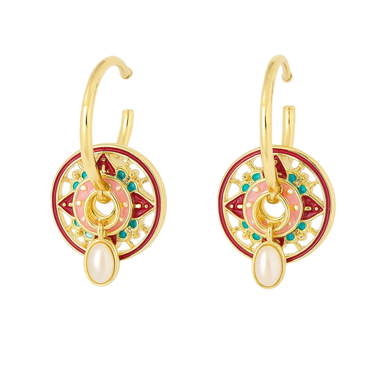 Perle Nomade Küpe - Aven & Laurel