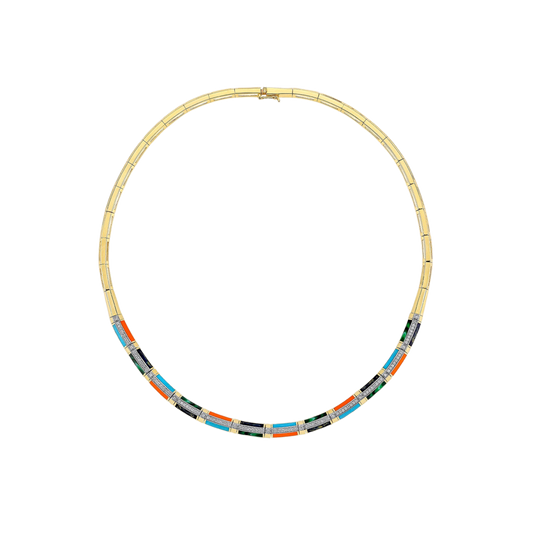 Pulse Mosaic Kolye - Aven & Laurel