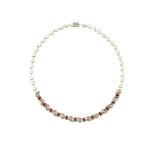 Rosso Pétale Kolye - Aven & Laurel