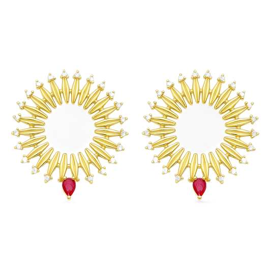 Rouge Solstice Küpe - Aven & Laurel