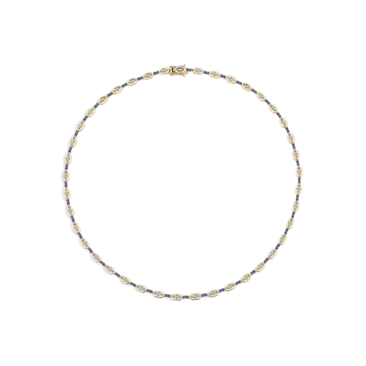 Sapphire Splendor Kolye - Aven & Laurel