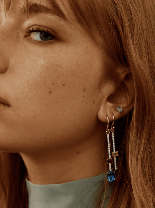 Satin Pulse Küpe - Aven & Laurel