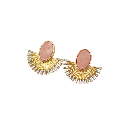 Soleil Roséa Küpe - Aven & Laurel