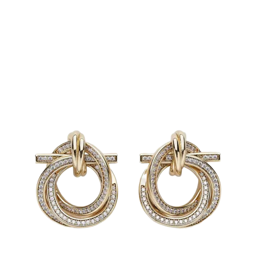 Twisted Gancini Küpe - Aven & Laurel