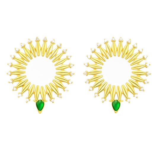 Virida Halo Küpe - Aven & Laurel