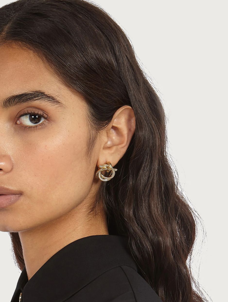 Twisted Gancini Küpe - Aven & Laurel