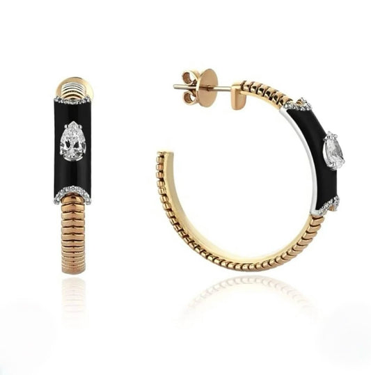 Eclipse Hoops Küpe - Aven & Laurel