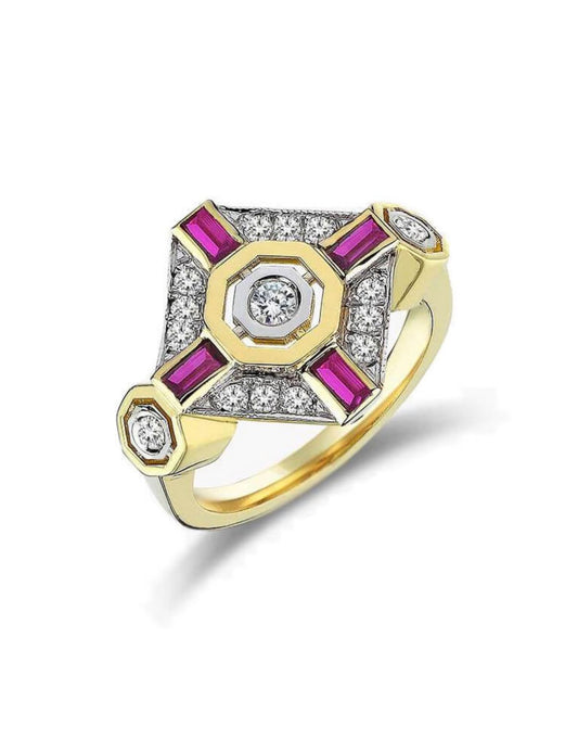 Rosy Glow Yüzük - Aven & Laurel