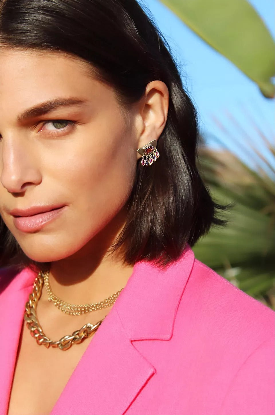 Aztec Cascade Küpe - Aven & Laurel