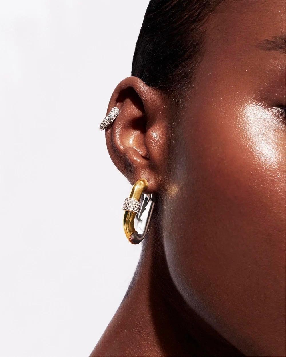 BiTone Loop Küpe - Aven & Laurel