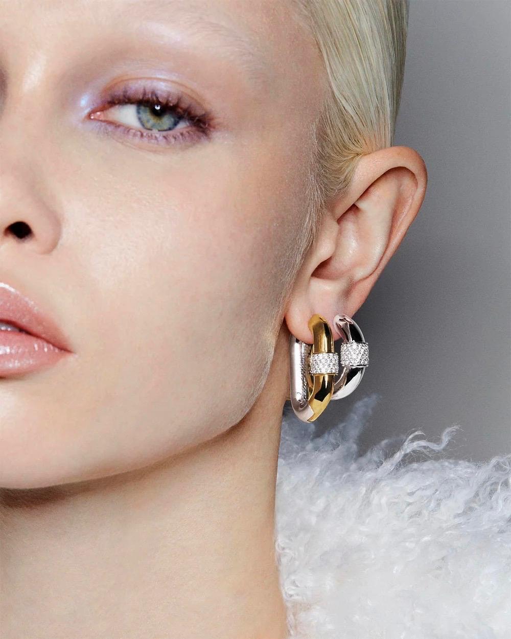 BiTone Loop Küpe - Aven & Laurel