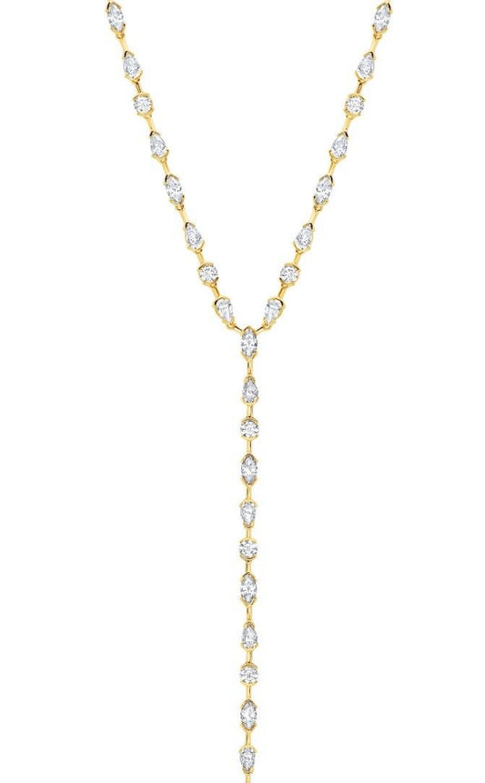 Pear & Round Kolye - Aven & Laurel