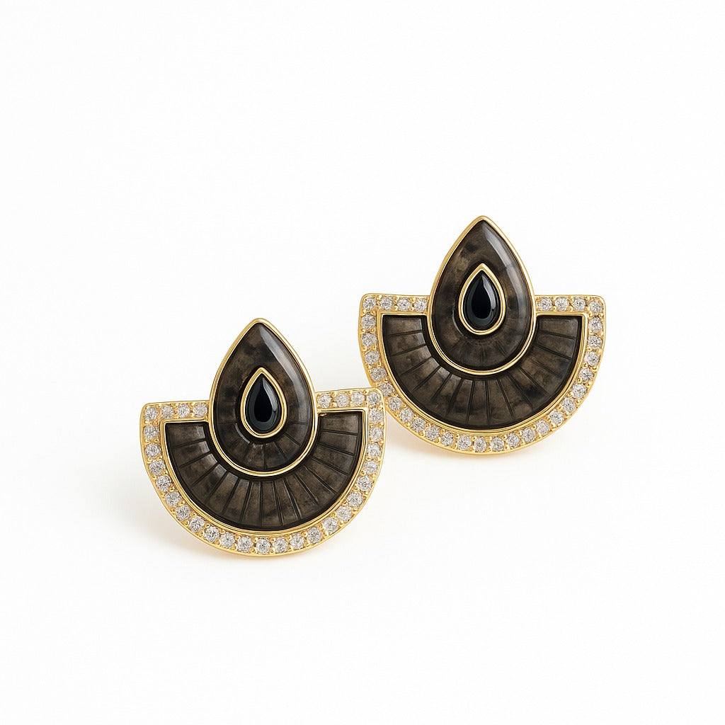 Raven’s Veil Küpe - Aven & Laurel