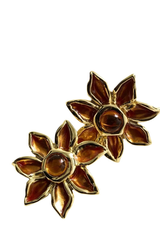 Helia Sunflower Küpe - Aven & Laurel