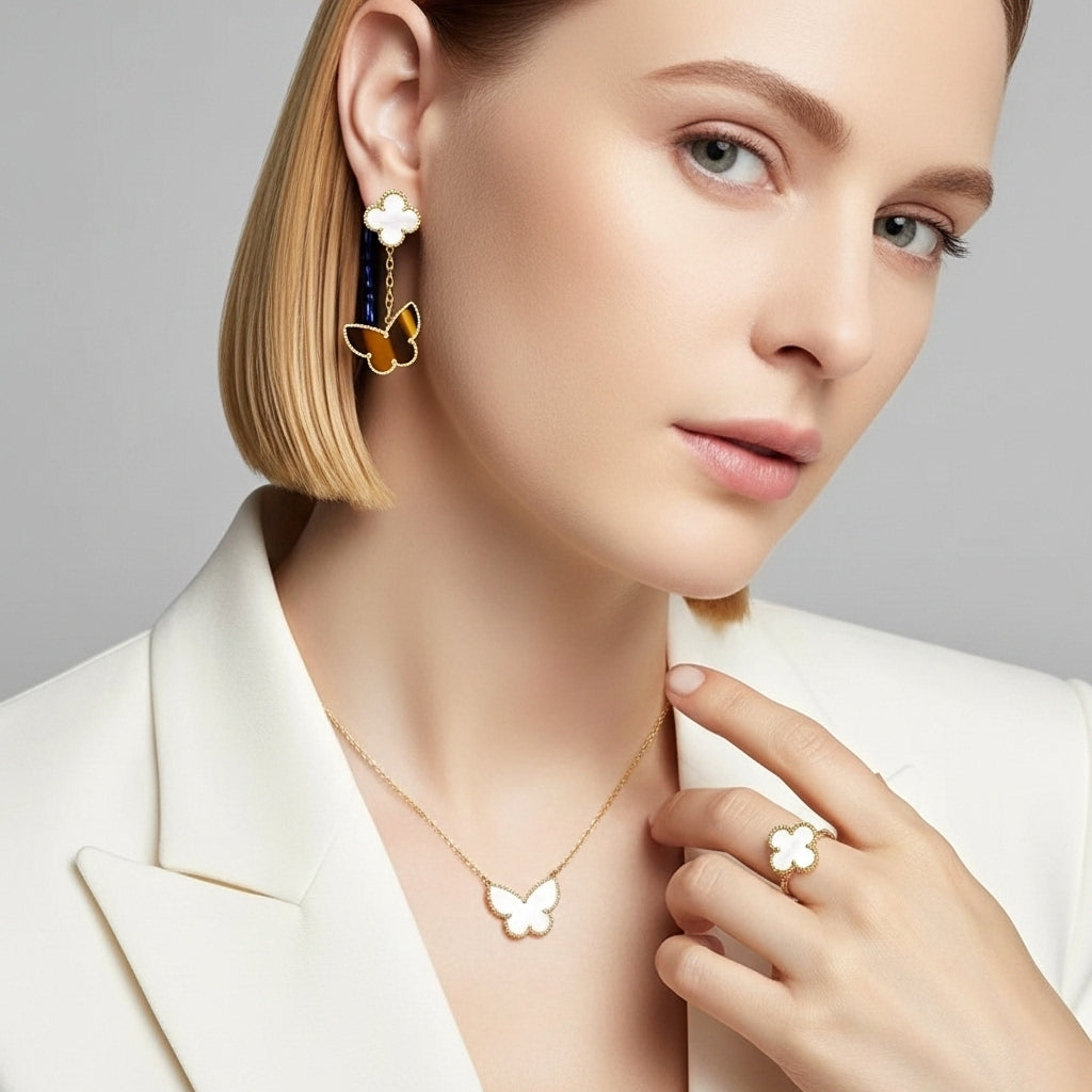 VCA Fleur d’Aura Küpe (İthal Kutulu Model)