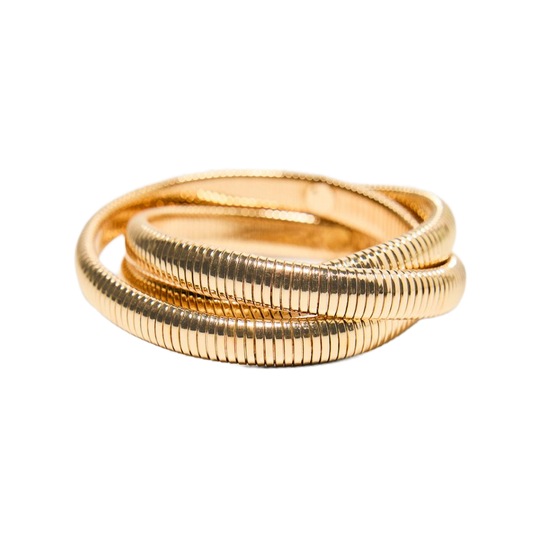 Flexi Gold Bileklik - Aven & Laurel