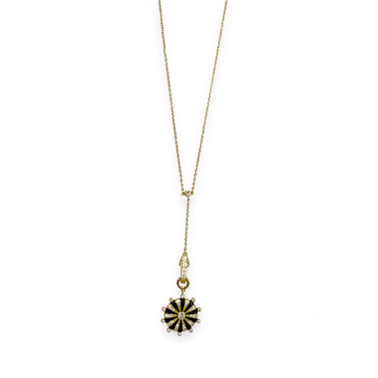 Noir Medallion Kolye - Aven & Laurel