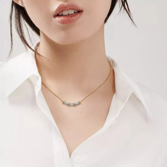Narrow Pendant Tiff Kolye - Aven & Laurel