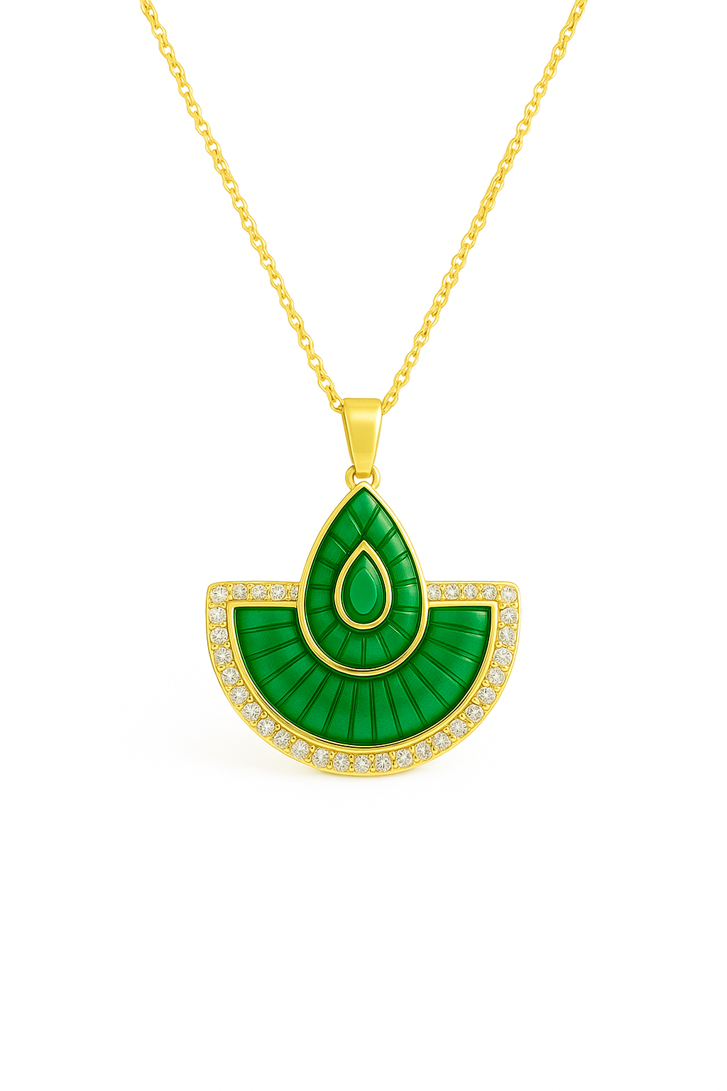 Green Arc Enchant Kolye - Aven & Laurel