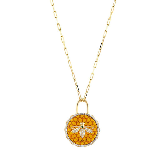 Honeycomb Kolye - Aven & Laurel
