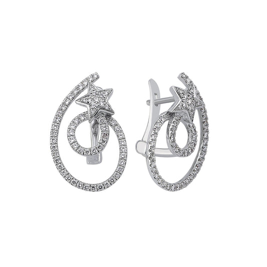 Diamond Trace Küpe - Aven & Laurel