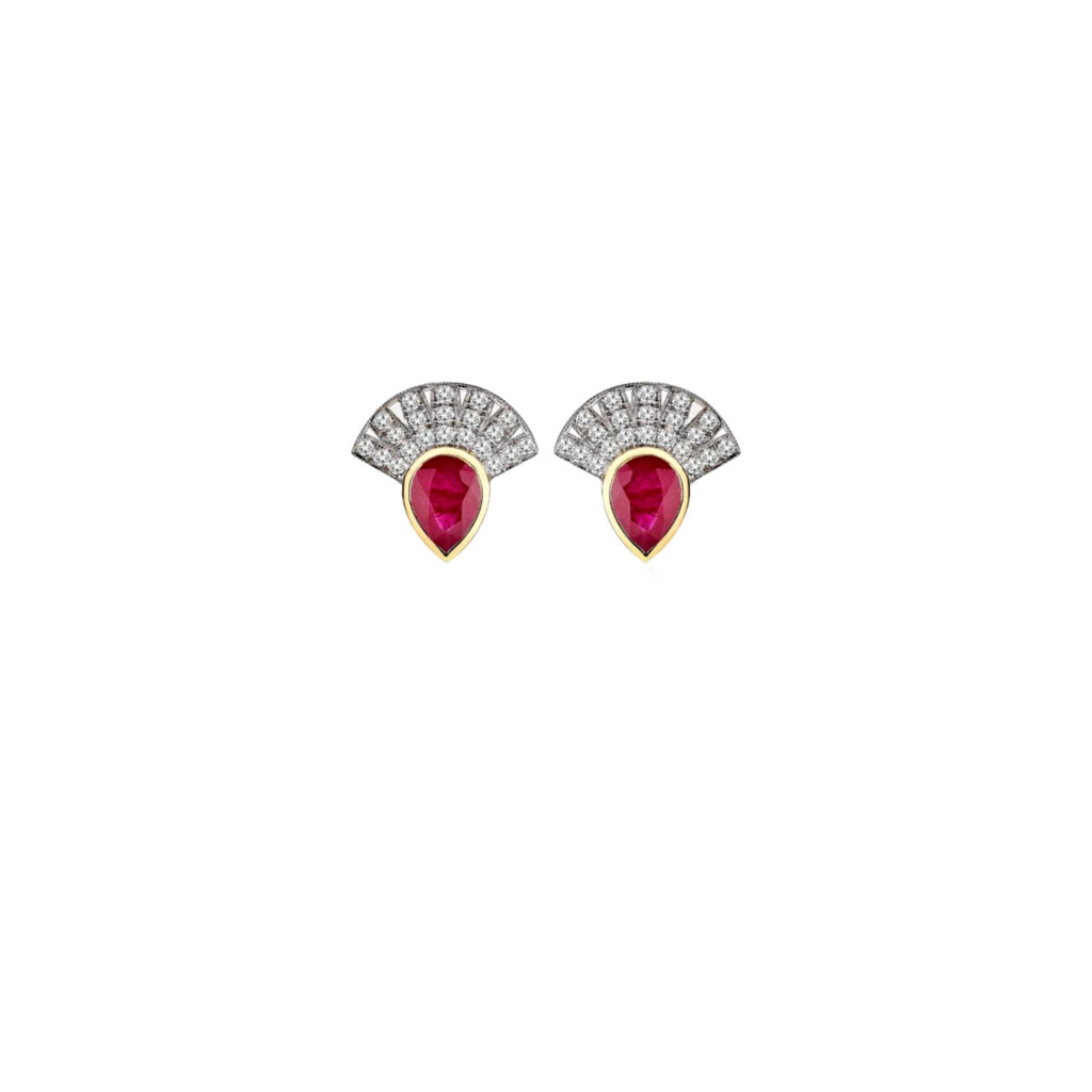 Fanburst Studs Küpe - Aven & Laurel
