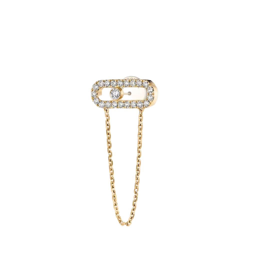 Chain and Stud Küpe - Aven & Laurel