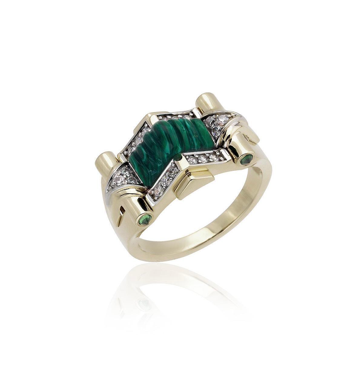 Malachite Yüzük - Aven & Laurel