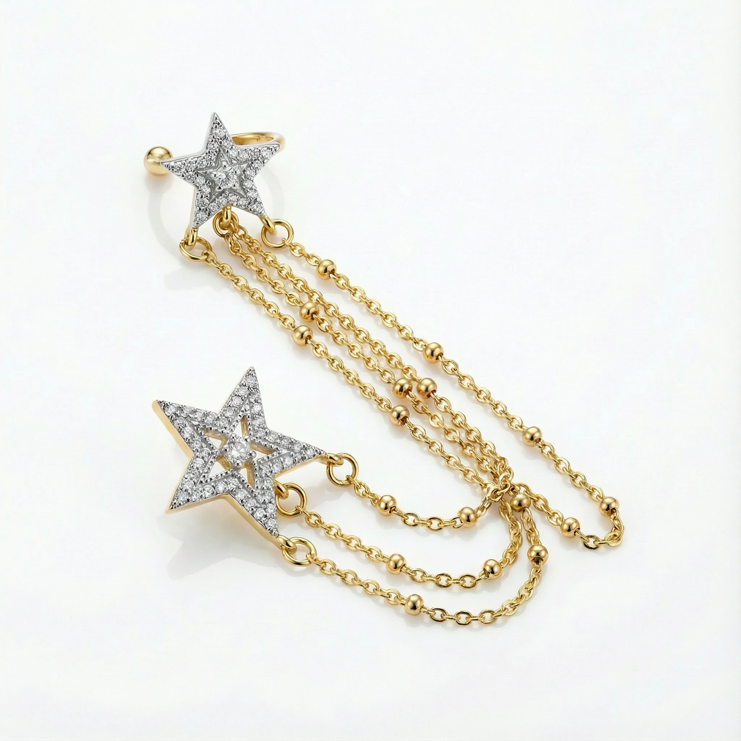 Aura Cascade Climbers Earrings