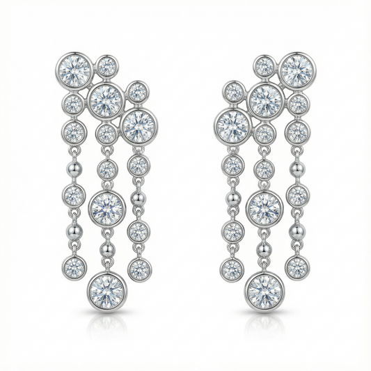 Caviar Ridge Earrings