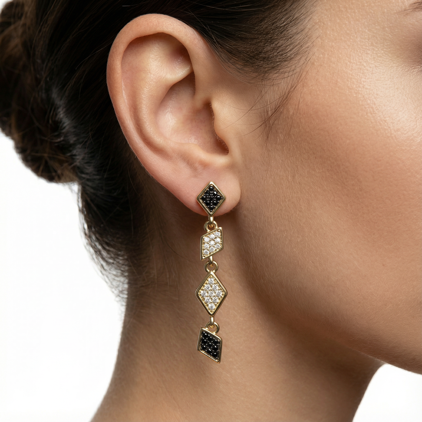 Geometric Harlequin Earrings