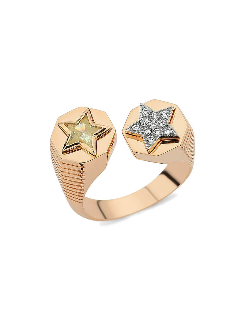 Citrine Yüzük - Aven & Laurel